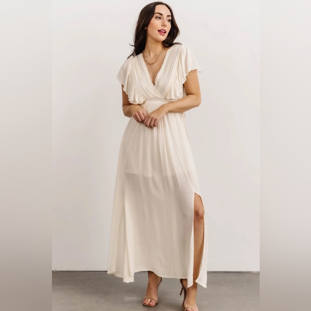 Baltic Born Deep V Maxi Jennifer XS Ivory